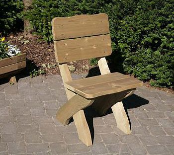 Gartenmöbel und Zubehör rustikal Eifel Stuhl, ohne Armlehne kaufen